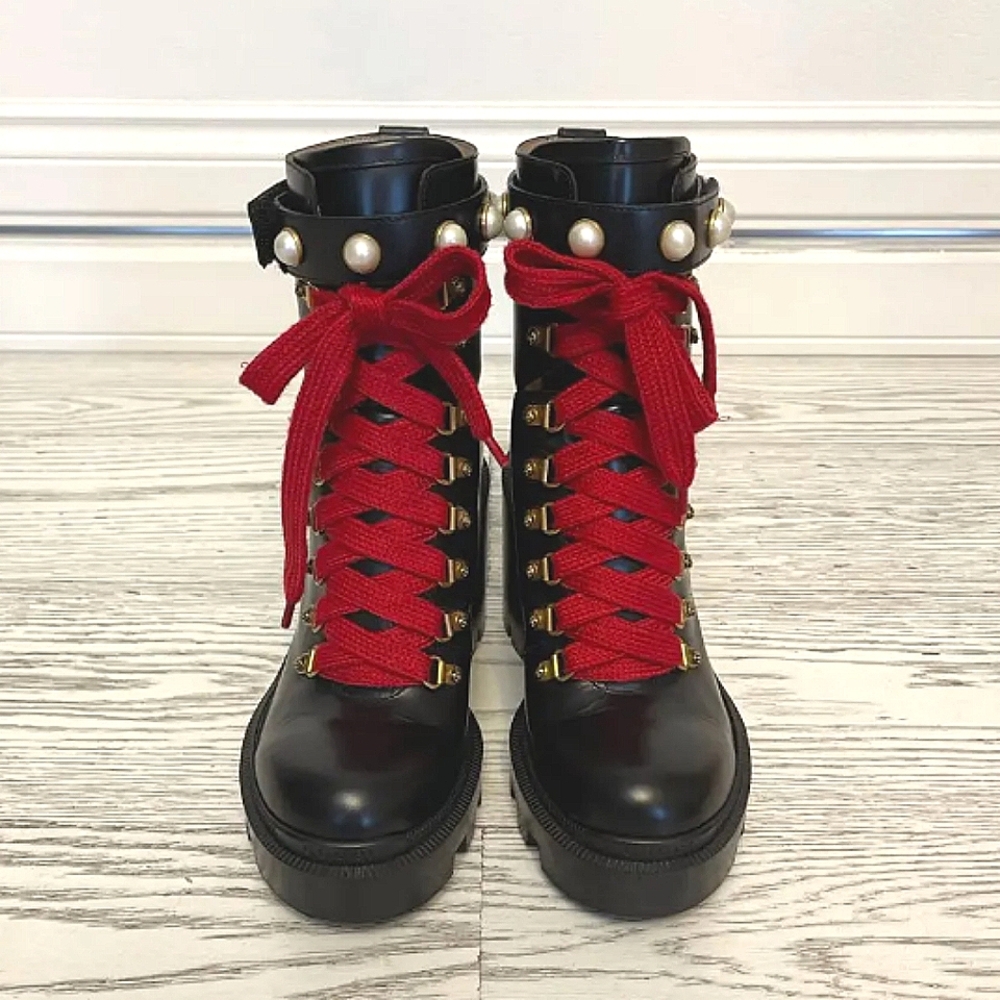 Gucci Magnum Calfskin Ankle Boots
